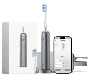Laifen Wave Pro LFTB02-A vesmírně šedá / Elektrický zubní kartáček / oscilační / 66 000 pohybů/min / Bluetooth / IPX8