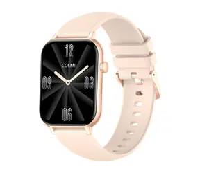 Colmi C28 zlatá / Chytré hodinky / AMOLED displej / Bluetooth volání / 100+ sportovních režimů