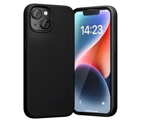 Vention KUEB0-20 silikonové pouzdro pro Apple iPhone 14 Plus černá / Pouzdro / MagSafe / Silikon