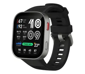 Amazfit Bip Max stříbrná / Chytré hodinky / AMOLED 2,07" / GPS / BT 5.3