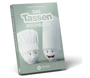 FIFTYEIGHT Kuchařka do hrnku Das Tassen Kochbuch / Kuchařka / 18,5 × 25 cm