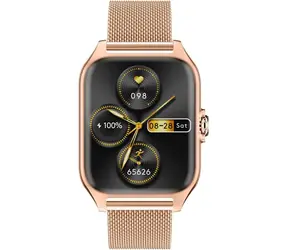 Garett GRC Activity 2 zlatá / Chytré hodinky / 1.78" AMOLED / tep, SpO2 & tlak / volání BT / IP67 / Android & iOS