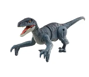 AMEWI RC dinosaurus Velociraptor šedý / 21 cm / RTR / Světlo a zvuk / 2,4 GHz