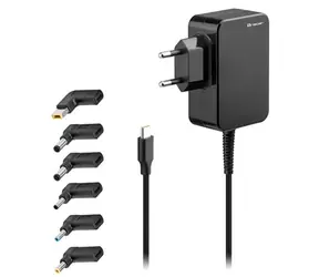 Tracer Prime 65W USB-C 7v1 / Napájecí adaptér / 65 W / USB-C / Power Delivery / 6 konektorů