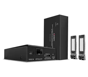 Lindy DisplayPort 1.2 KVM extender optický / KVM extender / 300 m / 4K 60Hz / 4x USB 2.0