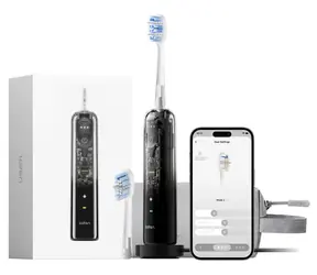 Laifen Wave Pro LFTB02-PT průhledná černá / Elektrický zubní kartáček / oscilační / 66 000 pohybů/min / Bluetooth