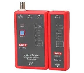 UNI-T UT681C / Tester síťových kabelů / RJ45 / RJ11 / BNC