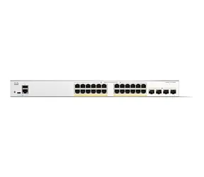 Cisco Catalyst C1300-24P-4X / Switch / 24x GbE / 4x SFP+ / 24x PoE+ / 195W / fanless