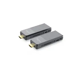 Digitus HDMI Extender Set šedá / Rozšiřovač HDMI / Bezdrátový / 4K/60Hz / 150 m