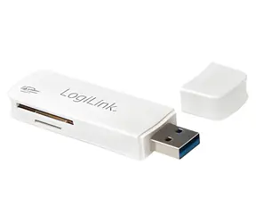 LogiLink CR0034A bílá / Čtečka paměťových karet / USB 3.0 / SD/SDHC/SDXC/microSD