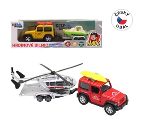 Auto s přívěsem / Kovové / 21 cm / od 3 let