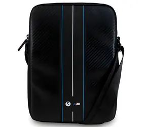 BMW Taška Carbon Blue Stripes 8" černá / Taška