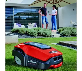 Einhell FREELEXO 1200 LCD BT červená / Robotická sekačka / 1200 m2 / 18V 5,2 Ah / LCD displej / Bluetooth