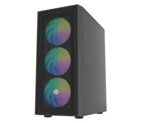 Fury Shobo SH8F ARGB černá / PC skříň / Midi Tower / okno / 2x USB 3.0 / 4x 120mm ARGB / bez zdroje