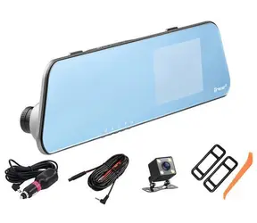 Tracer 4.0D FHD Mensa / FHD duální kamera do auta / 4,0" displej / Zpětná kamera / G-senzor / Parkovací režim