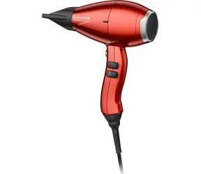 Valera 9400 Ionic Plus červená / Fén / 2400 W / 6 rychlostí / ionizace / studený vzduch / 2 difuzéry