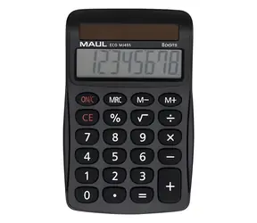 Maul ECO MJ 455 černá / Stolní kalkulačka / osmimístná / solární