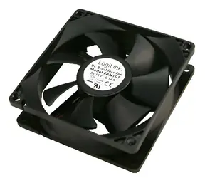 LogiLink Ventilátor 80x80 mm černý / Ventilátor / 2500 RPM / 32,6 dB / 4-pin