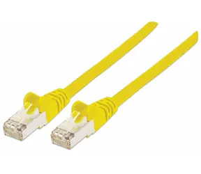 Intellinet Cat6A žlutá / Patch kabel / S/FTP / LSZH / RJ-45 / 1 m