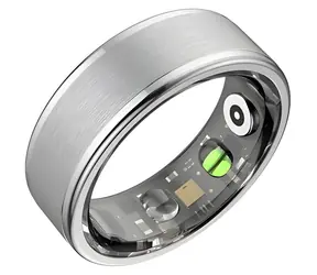 iGET Smart Ring R1 vel. 11 stříbrná / Chytrý prsten / Bluetooth / nerezová ocel / 5ATM