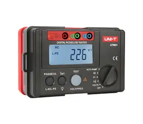 UNI-T UT582+ / Tester RCD / Zkušební proudy 10-500 mA / Měření napětí do 600 V / AUTO RAMP