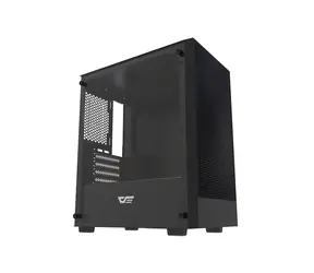 Darkflash M305 černá / Počítačová skříň / Micro-ATX / tvrzené sklo / bez ventilátorů / USB 3.0