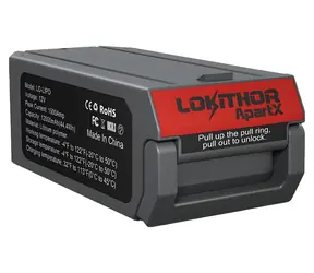 Lokithor LO-LIPO / Náhradní baterie pro ApartX / 12V / 44,4 Wh / 1500A