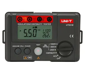 UNI-T UT501B / Měřič izolačního odporu / 250/500/1000 V / do 5 G? / funkce PI a DAR