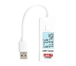 UNI-T UT658B / USB tester / 3–9 V / 0–3,5 A / LCD displej