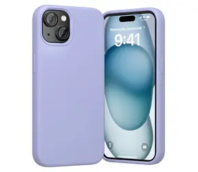 Vention KUFV0-20 fialová / Silikonový kryt / iPhone 15 Plus / MagSafe