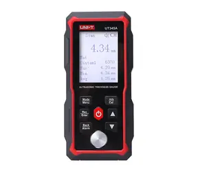 UNI-T UT345A / Ultrazvukový tloušťkoměr / Rozsah 1–300 mm / LCD 2,4” / USB-C / Baterie 2000 mAh