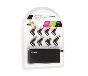 Tracer Prime Energy 70W / Univerzální napájecí adaptér pro notebooky / 8 konektorů / 100-240V