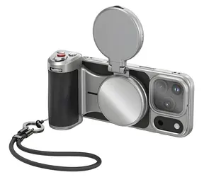 Telesin Master Grip / Držák na telefon / iPhone 17 Pro Max / MagSafe 32 N / powerbanka 3200 mAh / osvětlení a UV filtr