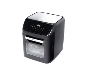 Huslog Horkovzdušná fritéza černá / Horkovzdušná fritéza / 1800 W / 12 l / dotykový displej / 12 programů