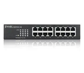 ZyXEL GS1100-16 v4 / Switch / 16x GLAN / 10/100/1000 Mbps / Fanless / Desktop