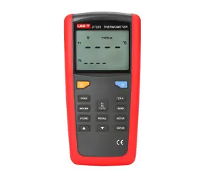 UNI-T UT325 / Kontaktní teploměr / duální vstup / -200 až 1372 °C / USB / paměť 100 záznamů