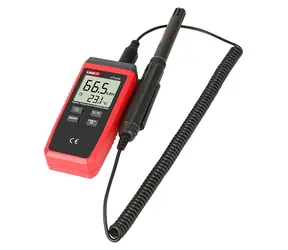 UNI-T UT333S / Teploměr a vlhkoměr / oddělené čidlo na kabelu / -10 až 60 °C / 0-100 % RV