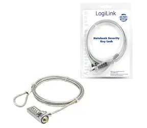 LogiLink / Lankový zámek pro notebook / 1,5 m