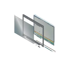 3M ALCF-P ABR2 / Fólie pro filtr soukromí / 432×432 mm / Matný povrch / Úhel 60°