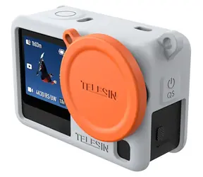 Telesin S6-PTC-11BU šedá / Ochranné pouzdro / Silikon / pro DJI Osmo Action 6