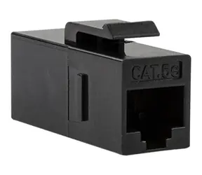 LogiLink Keystone spojka 2x RJ45 černá / Keystone modul / Cat5e UTP