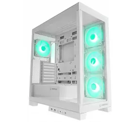 Rampage Hydra V2 bílá / Skříň / Akvárium design / 4x ARGB ventilátor