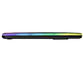 Tracer GameZone Snowman RGB černá / Chladicí podložka pro notebook / 17.3" / RGB / 2x USB / 6 pozic výšky