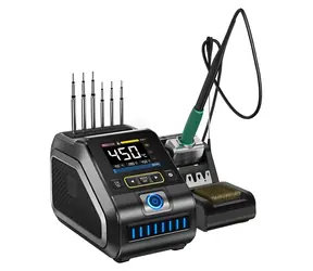 FNIRSI DWS-200 F / Pájecí stanice / 200 W / 100–450 °C / 2,8" TFT displej / PID regulace