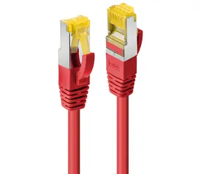 Lindy Patch kabel Cat7 S/FTP červený / Patch kabel / 5 m / RJ-45 / Stíněný