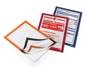 Durable Duraframe Magnetic A4 černá / Prezentační rám / Magnetický / Samolepicí / 1 ks