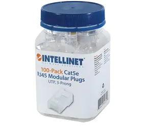 Intellinet konektor RJ45 Cat5e UTP / Konektor / RJ-45 / 8P8C / 100 ks/bal