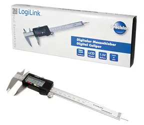 LogiLink WZ0031 šedá / Digitální posuvné měřítko / 0-150 mm / LCD displej