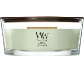 WoodWick Matcha Zest Elipsa 453,6g / Vonná svíčka / svíčka loď / doba hoření 30-40 hod