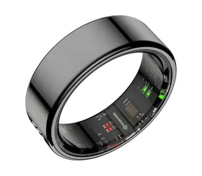 Colmi R12 vel. 9 19,1mm černá / Chytrý prsten / LED displej / Bluetooth 5.0 / 1ATM / výdrž 3-5 dní
